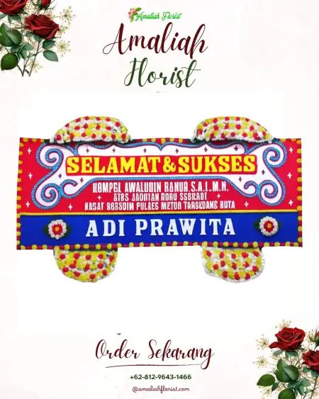 Papan Bunga Ucapan Selamat Kliwed